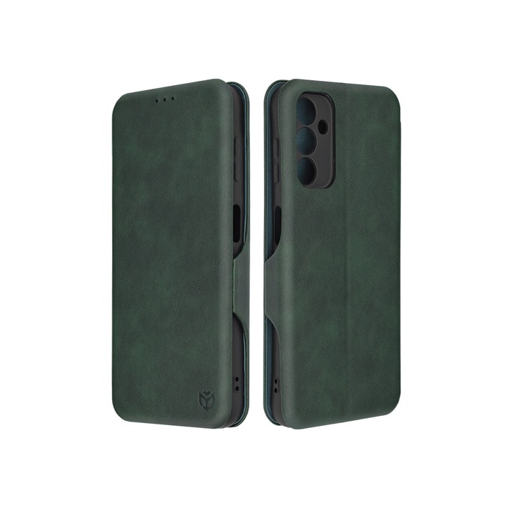 Samsung Galaxy A14 4G / A14 5G Techsuit Safe Wallet Plus zöld tok