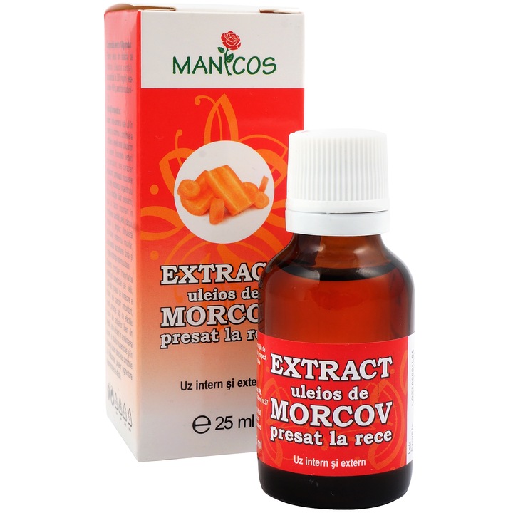 Extract uleios de Morcov presat la rece, pentru uz intern si extern, 25ml, Verre De Nature