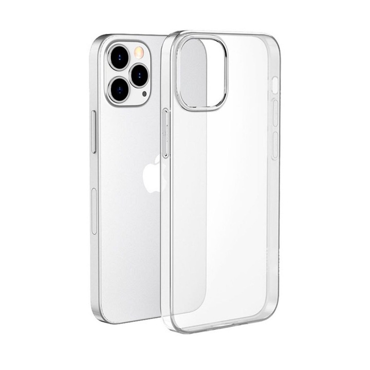 Силиконов калъф кейс Smart Mobile, За iPhone 12, 12 Pro, 1mm, Прозрачен