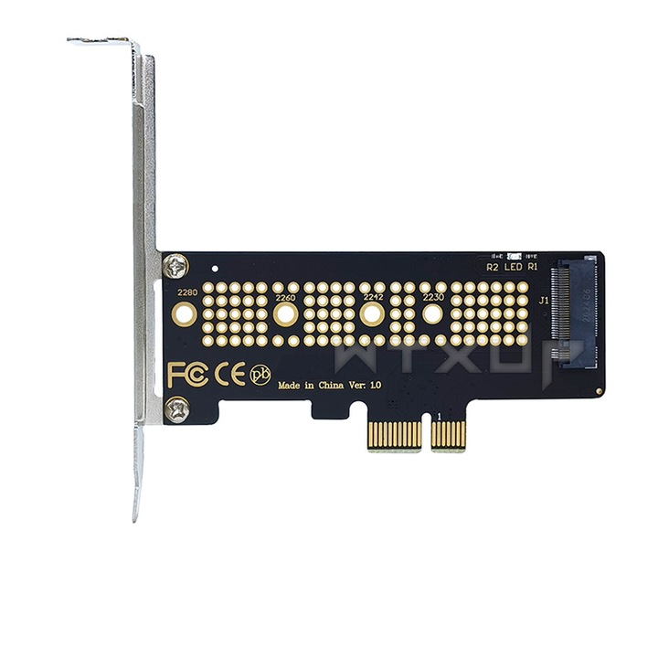 Adaptor M.2 NVME SSD la PCIe, JENUOS®, Pentru PCIE PCI-E4.0 X1 X4 X8 x16