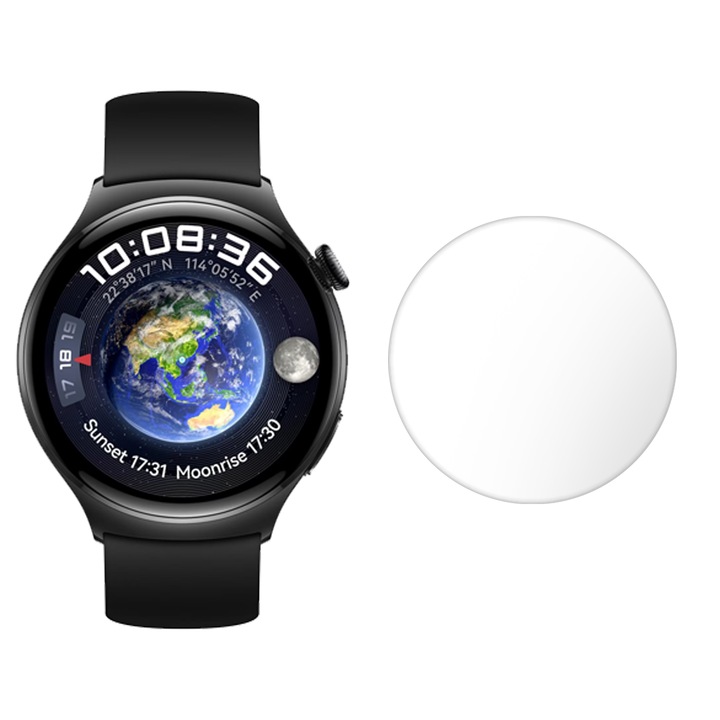 3 db SILKASE matt fólia készlet, kompatibilis Huawei Watch 4-hez 46 mm, szilikon, teljes kijelző