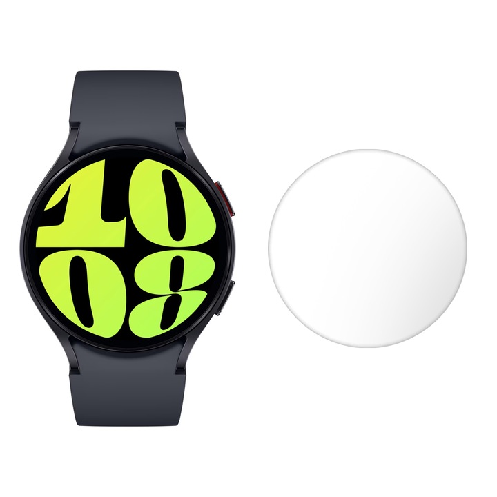 3 db SILKASE matt fólia készlet Samsung Galaxy Watch6 44mm-hez, szilikon, teljes kijelző