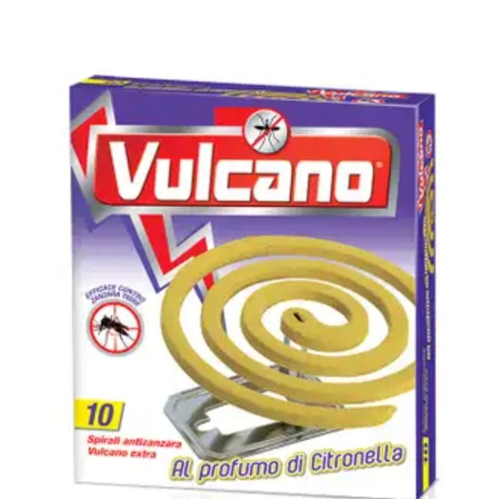 Spirale anti tantari Vulcano parfum Citroenela 10 buc