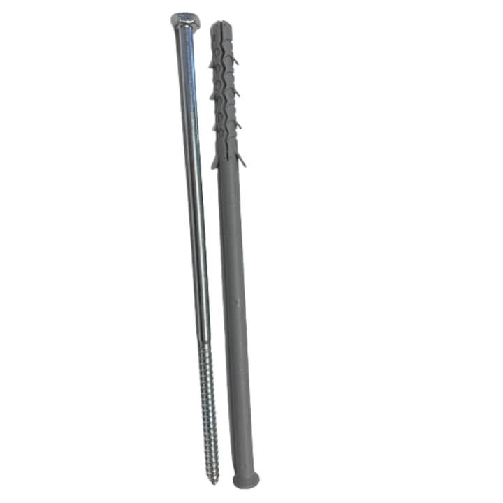 Koelner állványrögzítő hosszú tipli (10 x 120 mm) hatlapfejű csavarral (6,8 x 125 mm), 25 db-os