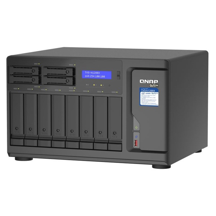 Мрежово съхранение, QNAP TVS-h1288X-W1250-16G 12 Bay