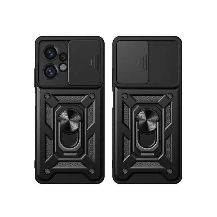 Калъф, съвместим с Motorola Edge 40 Pro - Techsuit CamShield Series Black