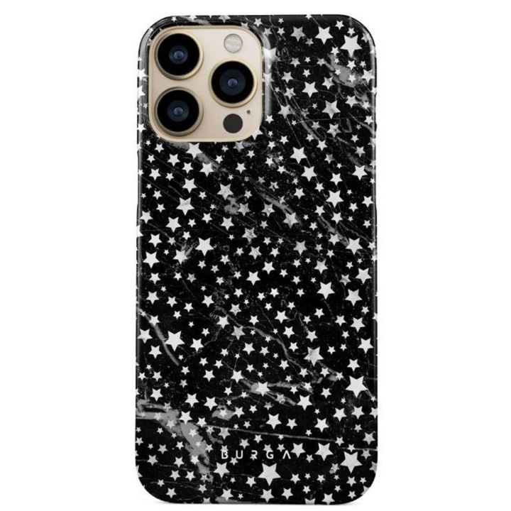 Husa Burga Dual Layer Starry Night compatibila cu iPhone 13 Pro