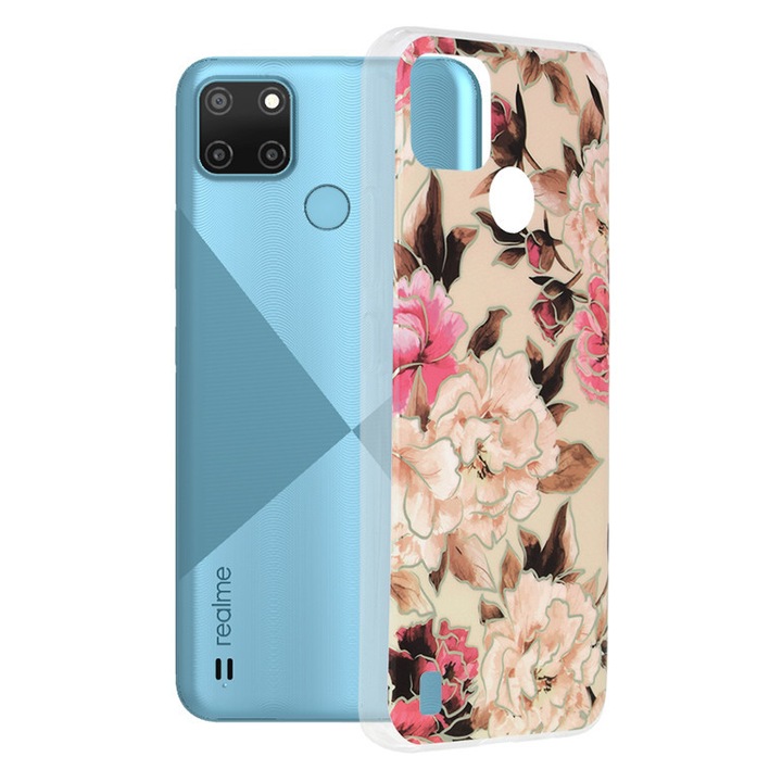 Husa pentru Realme C21Y / C25Y - Techsuit Marble sorozat - Mary Berry akt