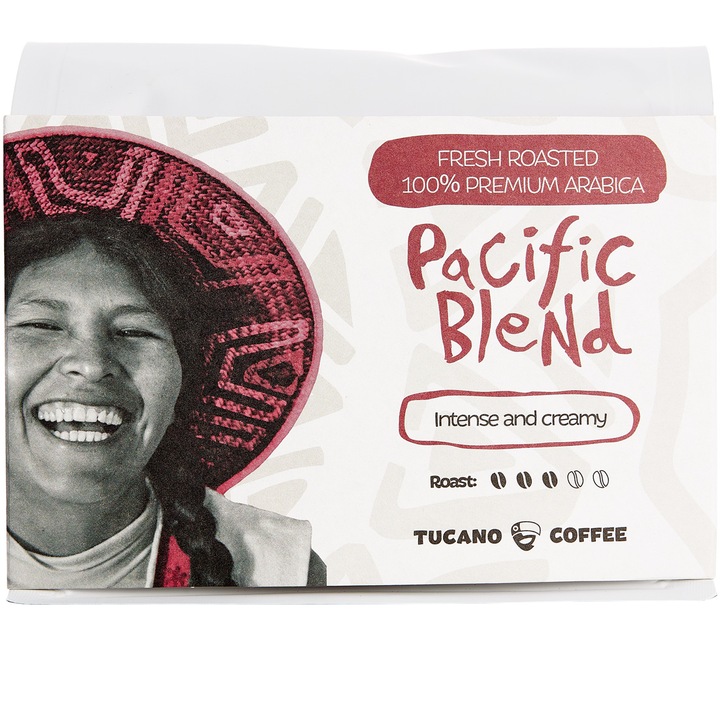 Cafea Boabe Premium by Tucano Pacific Blend 200gr