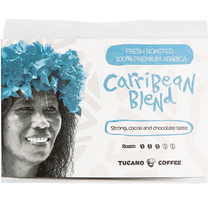 Кафе на зърна Premium by Tucano Caribbean Blend 200 гр