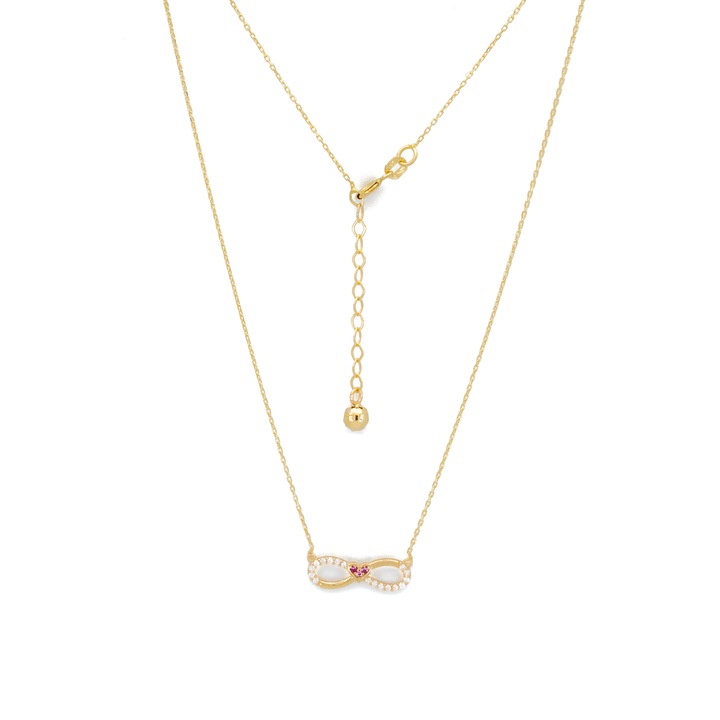 Colier Infinit cu Inima Aur 14k