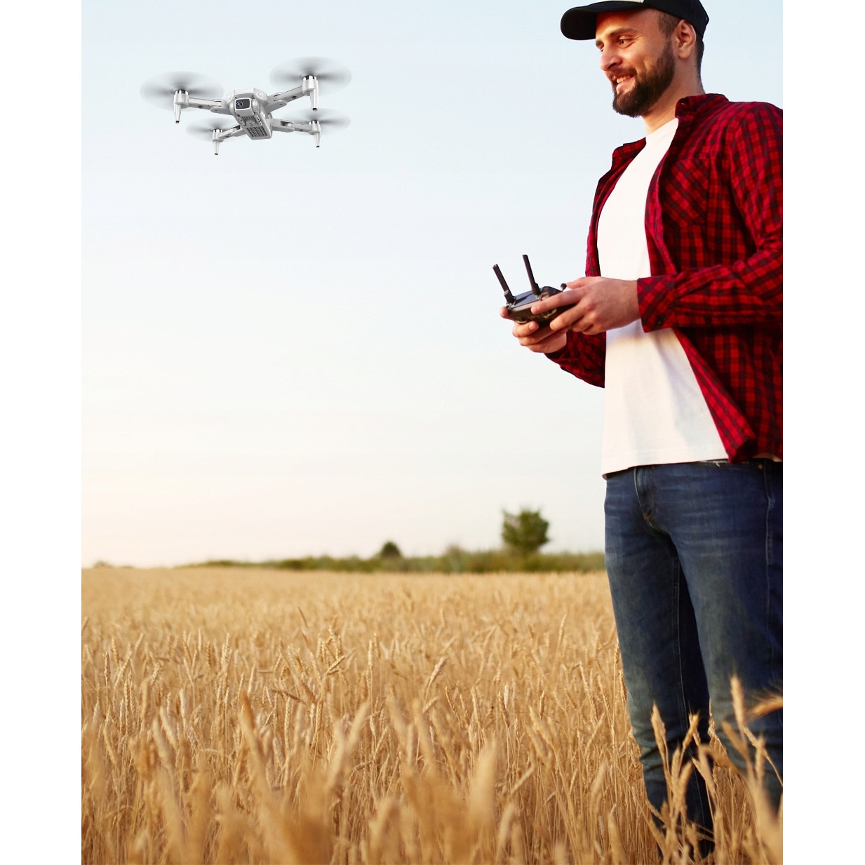 Drona L900 Pro, Camera 24K, 3 baterii, GPS, Negru - eMAG.ro