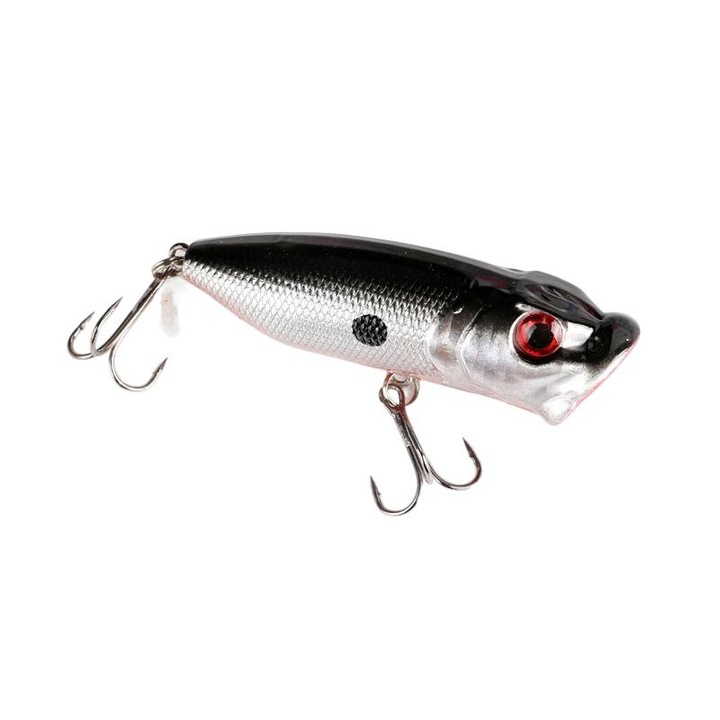 Wobbler Pike, Acél, 7 cm/10 g, Fekete/Ezüst