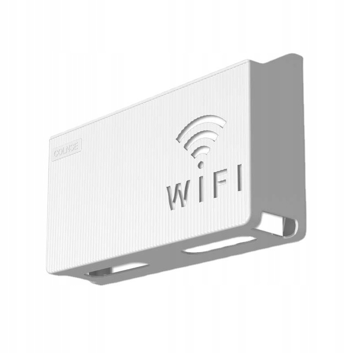 Raft suport pentru router wirelles, Plastic, Alb