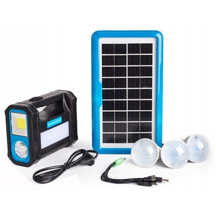 Napelemes kempingkészlet + Izzók