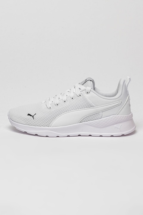 Puma, Мрежести спортни обувки Anzarun Line с еко кожа, Бял