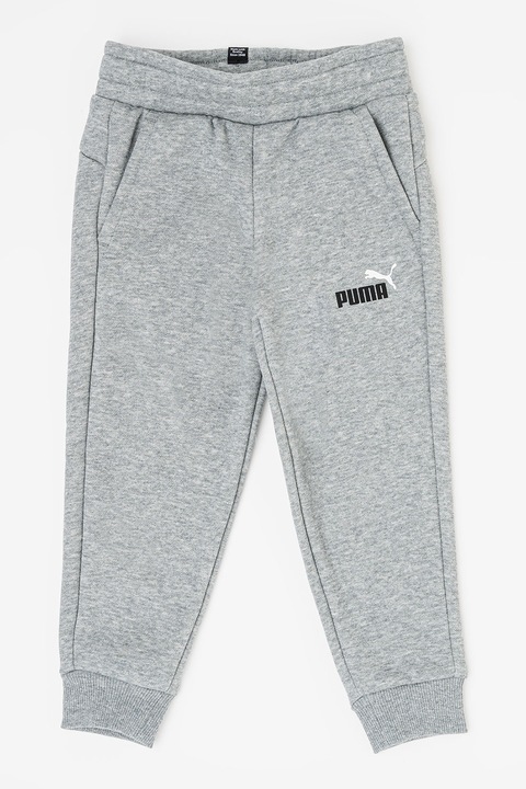 Puma, Спортен панталон Essentials със скосени джобове, Сив меланж