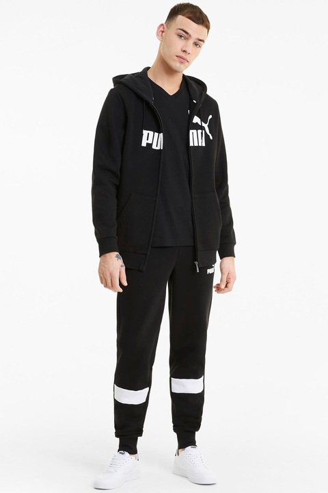 Puma, Hanorac cu fermoar Essentials, Negru