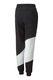 Puma, Pantaloni sport cu model colorblock Power Cat, Negru, Alb, 176 CM