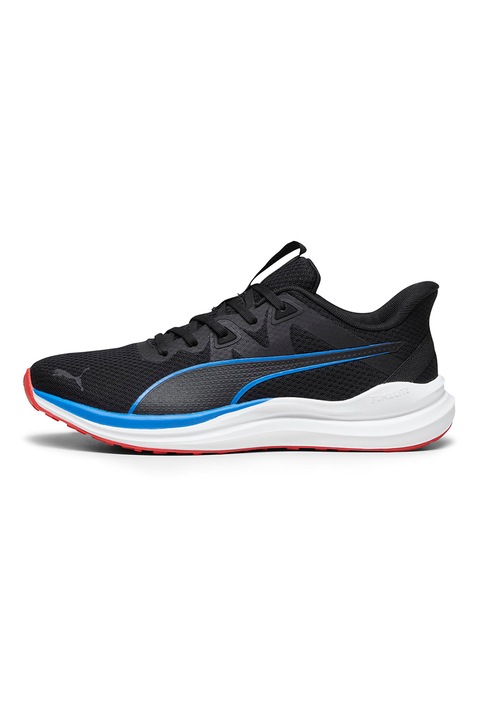 Puma, Pantofi cu garnituri sintetice pentru alergare Reflect Lite, Rosu/Albastru/Negru