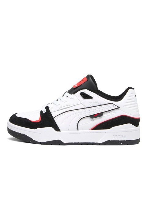 Puma, Pantofi sport Slipstream Bball Mix, Rosu, Negru, Alb, 9