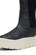 Puma, Ghete Chelsea de piele textile Mayze Stack, Negru, Alb murdar, 3
