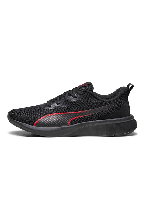 Puma, Унисекс мрежести спортни обувки Flyer Lite за бягане, Червен/Бял/Черен