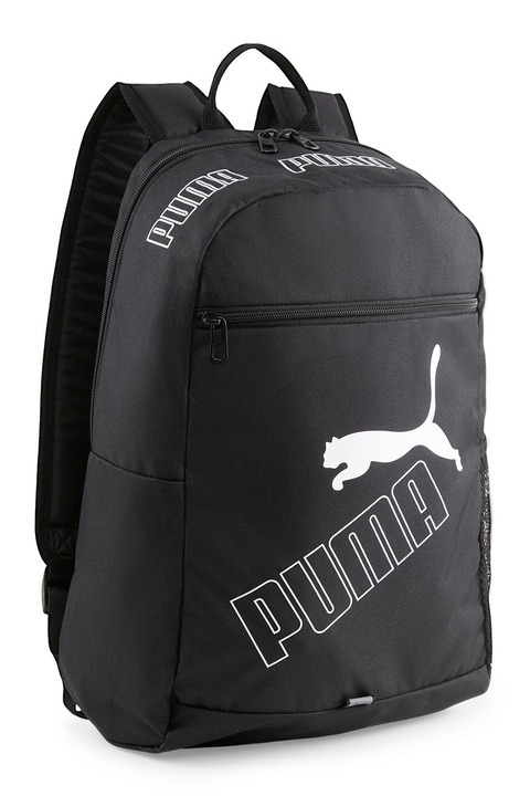 Puma, Раница Phase с лого - 21 л, Черен, Бял