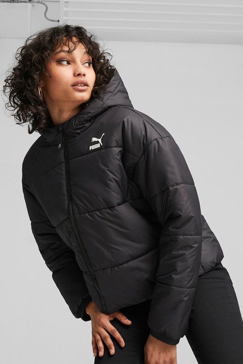 Puma, Classics kapucnis télikabát, Fekete