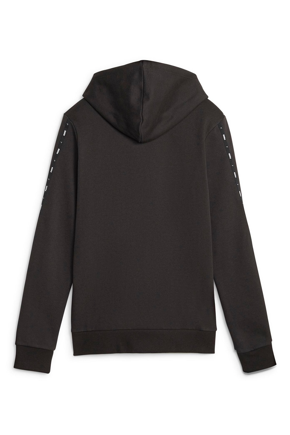 Puma, Hanorac cu fermoar si logo Essential Tape, Negru, L - eMAG.ro