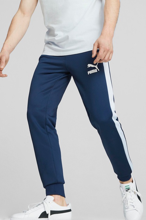 Puma, Pantaloni de trening T7 Iconic, Bleumarin, S