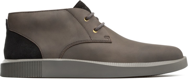 Camper, Ghete Chukka de piele intoarsa si piele nabuc Bill 99, Gri, 40