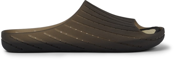 Camper, Papuci unisex cu aspect perforat Wabi 391, Negru