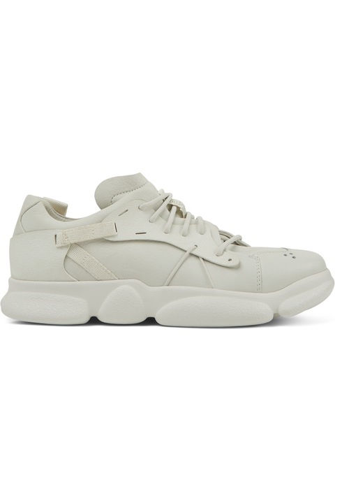 Camper, Pantofi sport low-cut din piele, Alb