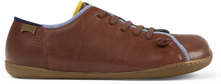 Camper, Pantofi casual de piele Peu Cami Twins 505, Maro, 41
