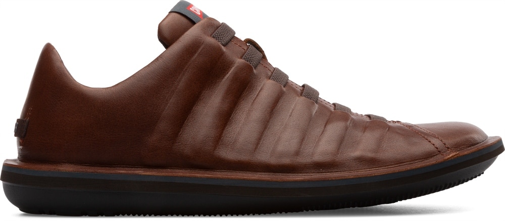 Camper, Pantofi de piele Beetle 541, Maro, 39
