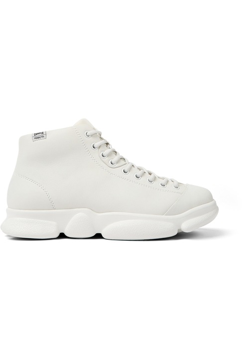 Camper, Pantofi sport mid-high de piele Karst 583, Alb