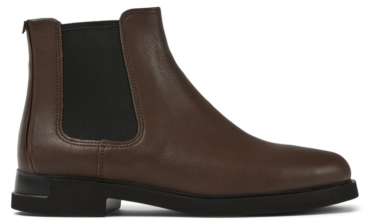 Camper, Ghete Chelsea de piele Iman 895, Maro inchis