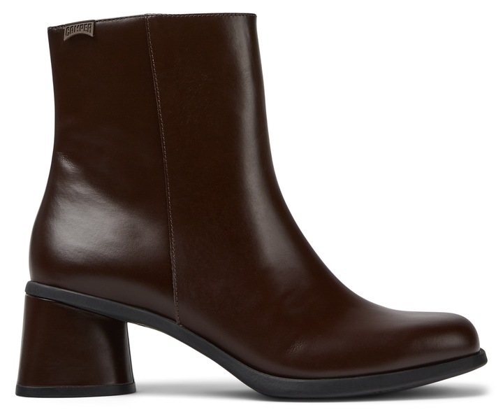 Camper, Botine de piele Kiara 947 OrthoLite, Maro inchis, 37