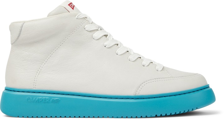 Camper, Pantofi sport high-top din piele Runner K21 1237, Alb, 39