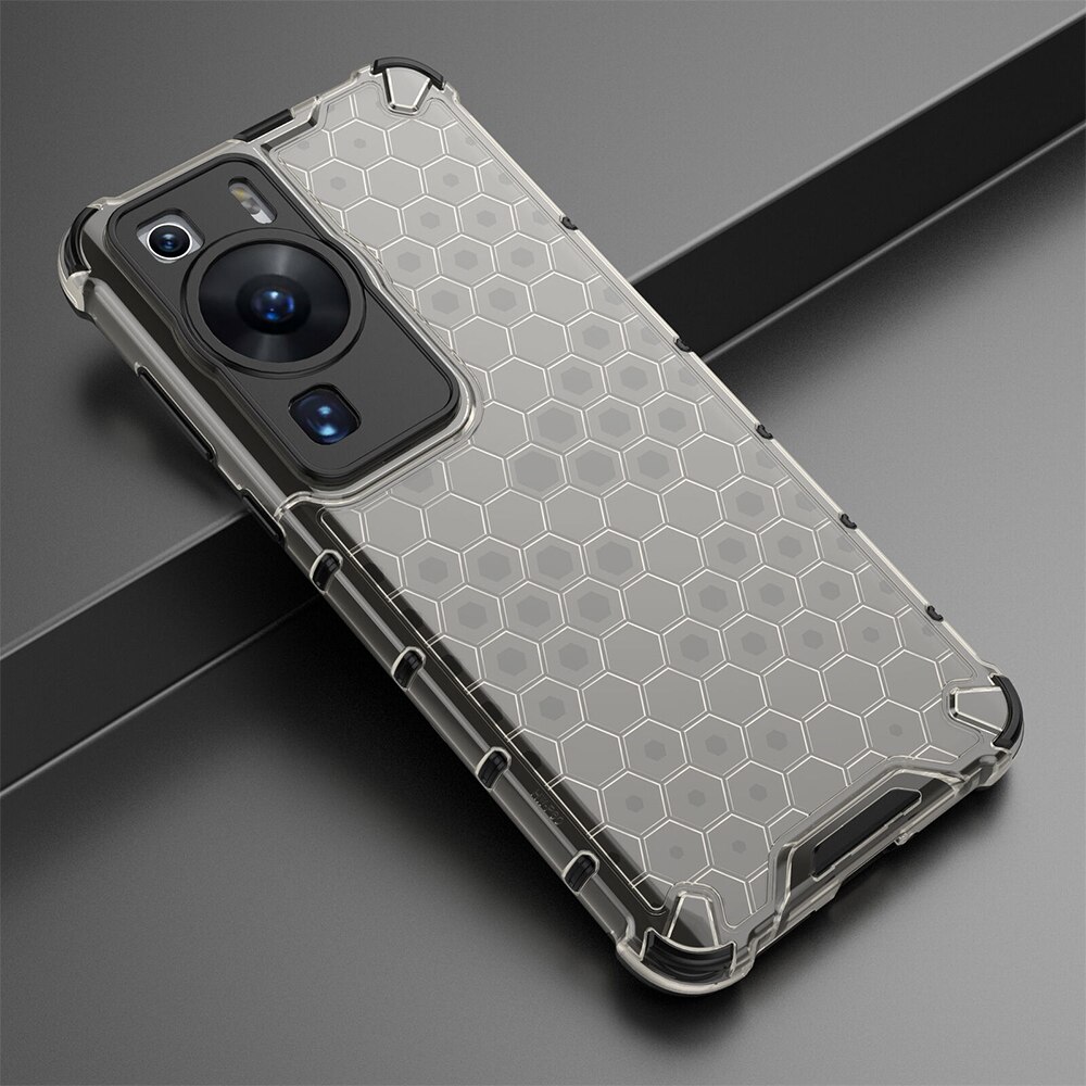 Husa pentru Huawei P60 Pro, Hybrid, Armor Shield, Honeycomb Design ...