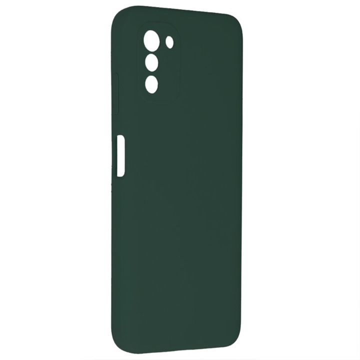 Силиконов TPU калъф за Nokia G11/ G21, отвътре микрофибър, отвън силикон ултрамек, мек на допир, тънък, издръжлив, гъвкав, оптимална ултра защита, зелен