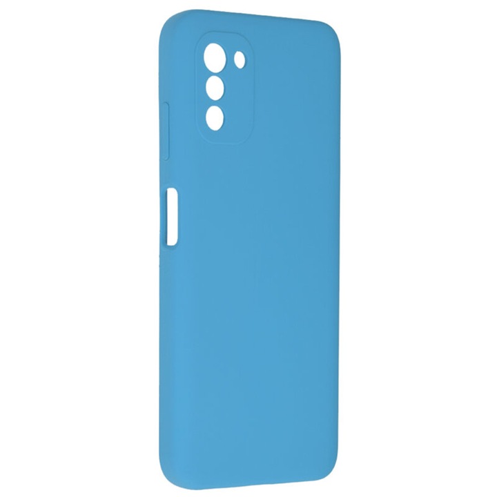 TPU силиконов калъф за Nokia G11/ G21, вътрешност от микрофибър, външност от ултра мек силикон, мек на допир, тънък, издръжлив, гъвкав, оптимална ултра защита, син