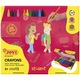 Creioane cerate colorate Jovi, 300 buc/set ,12 culori