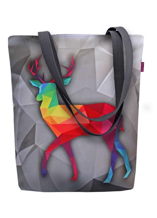 Válltáska, Bertoni, Cordura, 36x40cm, többszínű