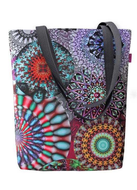 Női válltáska, Bertoni, Cordura, 36x40 cm, Multicolor
