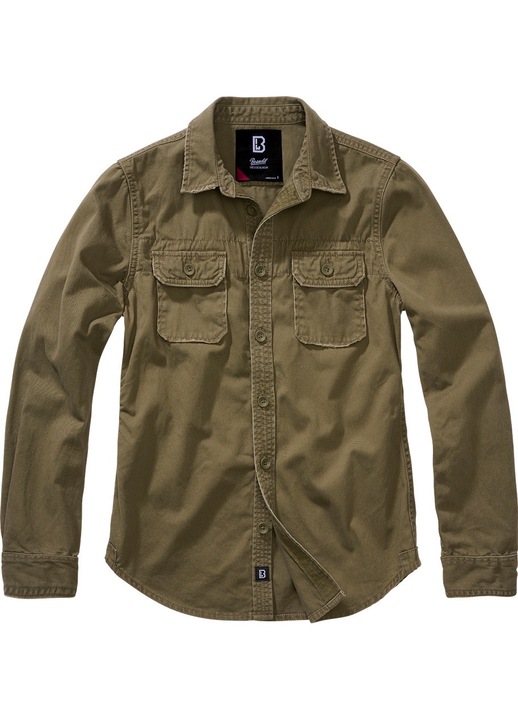 BRANDIT női ing, pamut, zöld, Olívazöld, XL