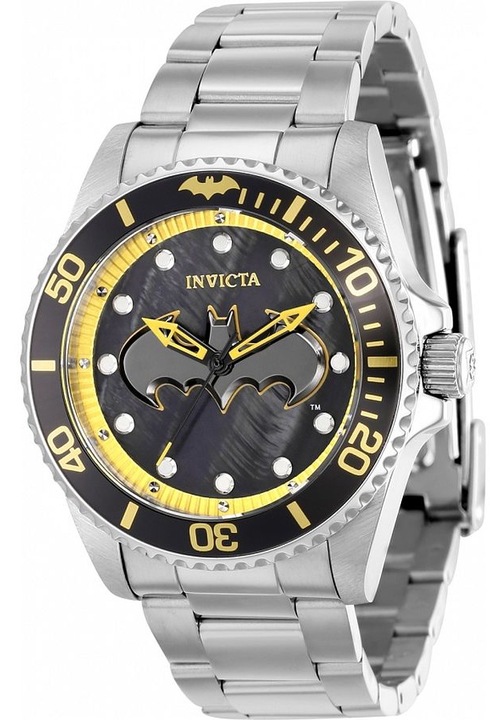 Дамски часовник Invicta 36383, Invicta, Неръждаема стомана, Кварц, Сребрист\Черен