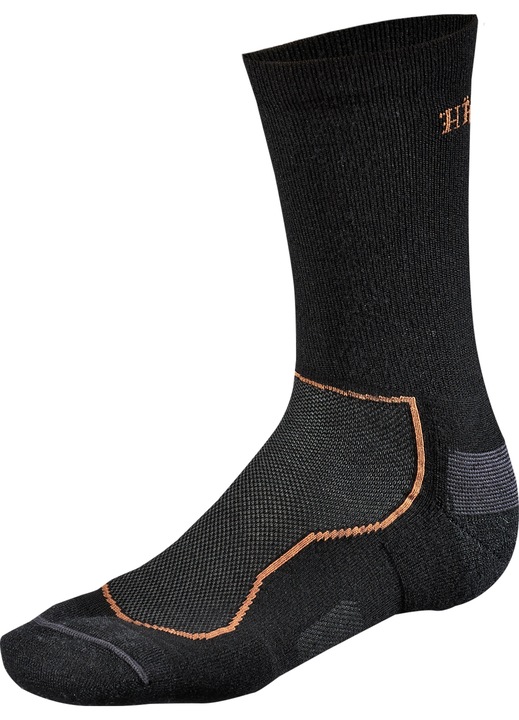 Sosete sport pentru barbati, Harkila, Lana, Negru, 45-46 EU