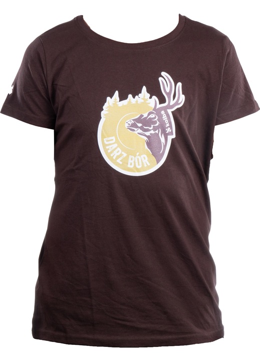 Tricou dama, Kolba, Visiniu, Multicolor, XL